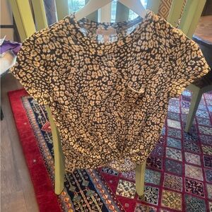 GB girls Floral Print Tee with Pocket